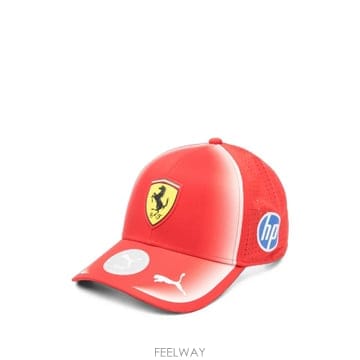 26 FW 퓨마 x Scuderia Ferrari logo patch baseball cap 02710001
