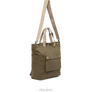26 FW 바버 트랜스포트 쓰리웨이 포켓 디테일 토트 백 UBA0740GN31 TP458325391