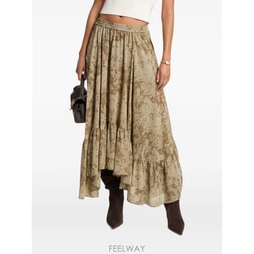 Michael Kors 26 FW ����Ŭ�ھ floral print ruffled skirt MF670N2LE9 TP458799826 FW ����Ŭ�ھ floral print ruffled skirt MF670N2L
