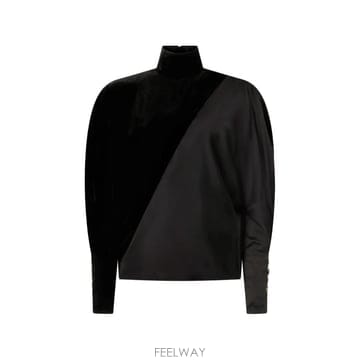 26 FW 로베르토 카발리 패널 긴소매 탑 XWT703VL054 TP459186326