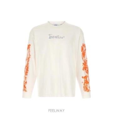 Off White 26 FW ����ȭ��Ʈ ��Ƽ ����ó �ַο� Ƽ���� OMAB09CF26JER0061010 TP45762232426 FW ����ȭ��Ʈ ��Ƽ ����ó �ַο� Ƽ���� OMAB09CF26J