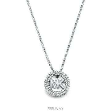 26 FW 마이클코어스 pave set logo pendant necklace MKJ85460 TP45876