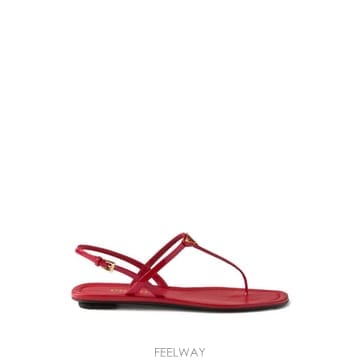 26 FW 프라다  페이턴트 레더 텅 스트랩 샌들 1Y395OF005069 TP458707987