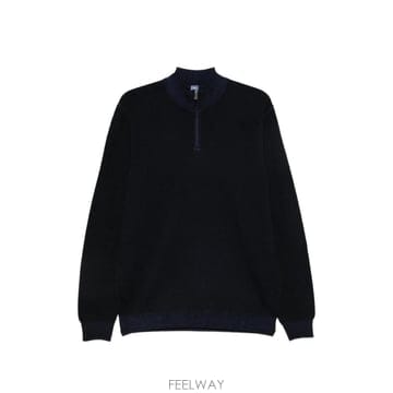 26 FW Fedeli quarter zip knitted sweater MU0F7030 TP45918300