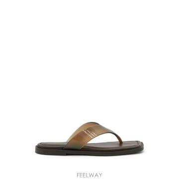26 FW 랙앤본 투명 스트랩 스퀘어 토 플립플랍 RP7926PA17U TP456085385
