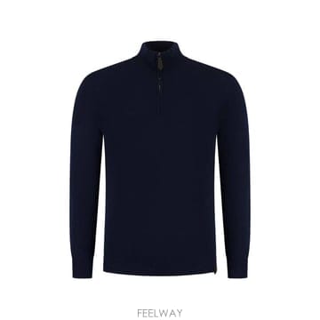 26 FW 야콥 코헨 하프 지퍼 골지 트리밍 스웨터 SF007000X0023FL TP459182787