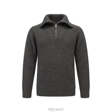 26 FW 이브살로몬 zip up ribbed knit sweater 27W24WUH50272MAMOA9 T
