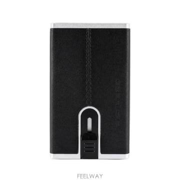 26 FW 피콰드로 엠보스드 로고 레더 카드홀더 PP4825B3RN TP457508357