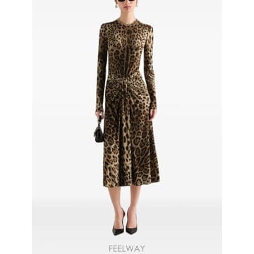 Dolce&Gabbana 26 FW ��ü�ذ��ٳ� ���� ����Ʈ ���ڽ� ���� �巹�� F615DTFS8DM TP45652700826 FW ��ü�ذ��ٳ� ���� ����Ʈ ���ڽ� ���� �巹�� F6