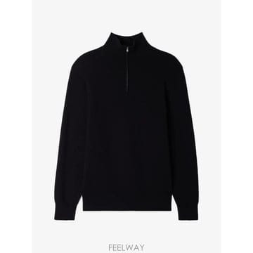 26 FW 산드로 boxy jumper with standing collar SHPTR00844 TP4585