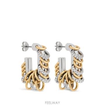 26 FW 라반 펑크 XL 스몰 링크 이어링 26ABB0537MET966 TP454450831