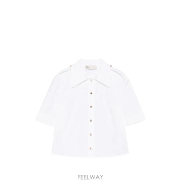 26 FW 토리버치 포플린 캠프 셔츠 186648 TP455259311