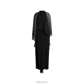 Alberta Ferretti 26 FW �˺���Ÿ�䷹Ƽ ������ �������� ��ũ �� �ƽ� �巹�� AEF262M04255127 TP458699426 FW �˺���Ÿ�䷹Ƽ ������ �������� ��ũ �� �ƽ� �巹