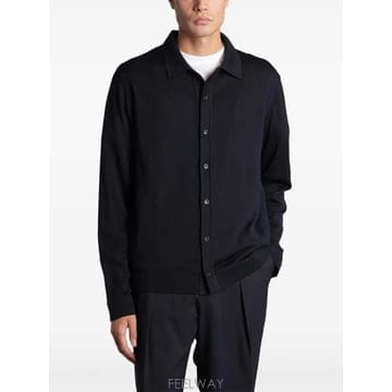 26 FW Roberto Collina 긴소매 버튼 업 울 셔츠 263MYB01005 TP459181343