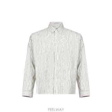 26 FW 리프리젠트 스트라이프 프린트 긴소매 셔츠 MLM10095328 TP459181037