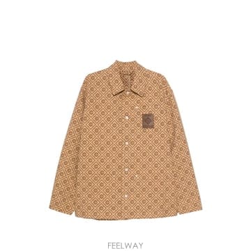 CASABLANCA 26 FW ī�����ī monogram print logo patch jacket MAW26OT25401 TP26 FW ī�����ī monogram print logo patch jacket MAW2