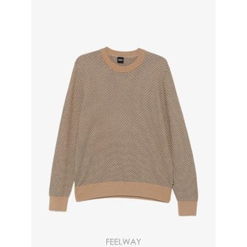 26 FW 보스 기하학 패턴 스웨터 50565565 TP454446547