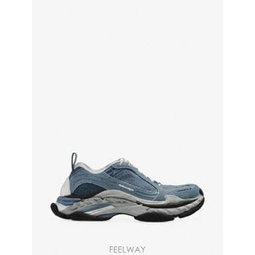 Balenciaga 26 FW �߷��þư� Triple S 2 denim sneakers in blue 865851WTSDN TP26 FW �߷��þư� Triple S 2 denim sneakers in blue 865
