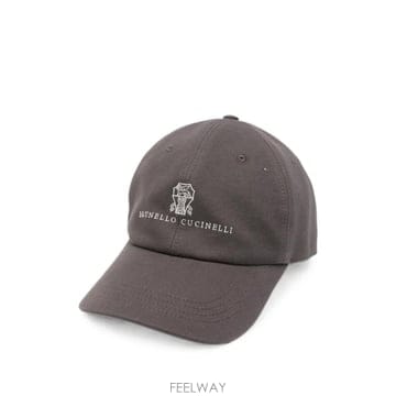 26 FW 브루넬로 쿠치넬리 로고 자수 베이스볼 캡 모자 M252D9850CSN11 TP455403113