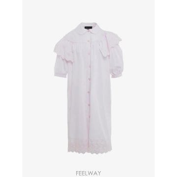 Simone Rocha 26 FW �ø� �λ� ��ε帮 �ӱ۷��� ���� �̵� �巹�� 7445T1287 TP45708716426 FW �ø� �λ� ��ε帮 �ӱ۷��� ���� �̵� �巹�� 744
