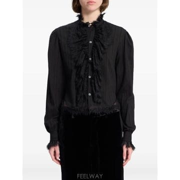 26 FW 앤드뮐미스터 레이스 트리밍 러플 셔츠 B0014538FA752 TP458796565