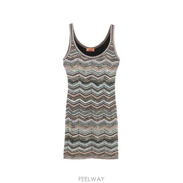 Missoni 26 FW �̽�� ������� ��Ʈ �̴� �巹�� DS26WG2JBK01KS TP45618784126 FW �̽�� ������� ��Ʈ �̴� �巹�� DS26WG2JBK01KS 