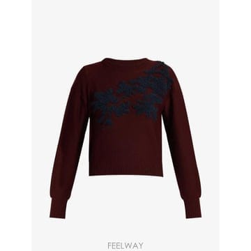 ERDEM 26 FW ������ floral embroidered sweater PF26KT6430066012 TP454926 FW ������ floral embroidered sweater PF26KT64300660