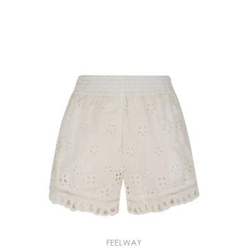 26 FW 에르마노설비노 브로드리 앙글레즈 물결 헴 쇼츠 D484P605QYD TP454442713