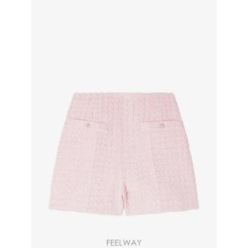26 FW 산드로 트위드 시퀸 쇼츠 SFPSH00595 TP454442569