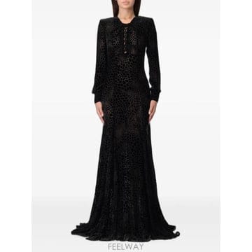 Elisabetta Franchi 26 FW Elisabetta Franchi �����ĵ� ���� ���̽��� �ƽ� �巹�� ABR45110 TP455426 FW Elisabetta Franchi �����ĵ� ���� ���̽��� �ƽ� 