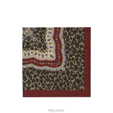 26 FW 에트로 페이즐리 레오파드 프린트 스카프 WAYA0001AK1ADX TP455464950