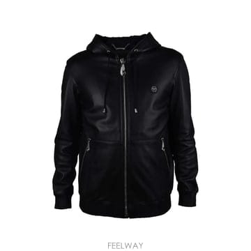 Philipp Plein 26 FW �ʸ��÷��� �ĵ� �ΰ� ���� ��Ŷ VESTECAPUCHECUIRARGENT6 TP45417117126 FW �ʸ��÷��� �ĵ� �ΰ� ���� ��Ŷ VESTECAPUCHECUIRA