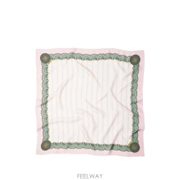 26 FW 베르사체 프린트 실크 트윌 스카프 90cm 10016001A18817 TP454697755