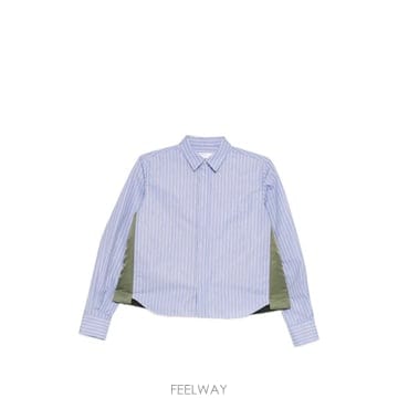 26 FW 사카이 스트라이프 트윌 셔츠 SCW364 TP456267267