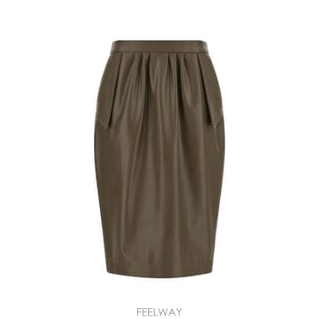 26 FW 스텔라 매카트니 플랩 포켓 미디 스커트 6301833GU3002801 TP458372936