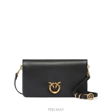 26 FW PINKO 러브 버드 레더 스몰 숄더 백 106023A0QO TP454168666