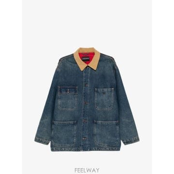 Armani 26 FW �Ƹ����� contrast collar denim jacket EM006501AF30072 TP4526 FW �Ƹ����� contrast collar denim jacket EM006501AF