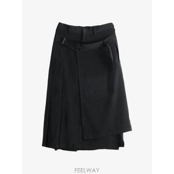 Yohji Yamamoto 26 FW �����߸����� ��Ʈ ���̾�� �г� �̵� ��ĿƮ FWS63500 TP45890669026 FW �����߸����� ��Ʈ ���̾�� �г� �̵� ��ĿƮ FWS6