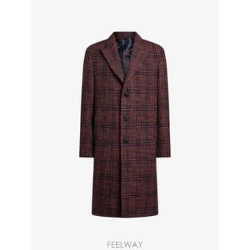 26 FW 에트로 체크 패턴 싱글 브레스티드 코트 MRAA002699TQB12 TP455394318