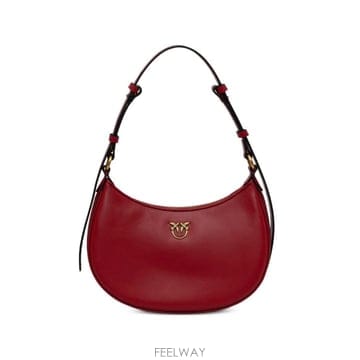 26 FW PINKO 하프 문 심플리 러브 레더 토트 백 102790A0F1 TP459417304
