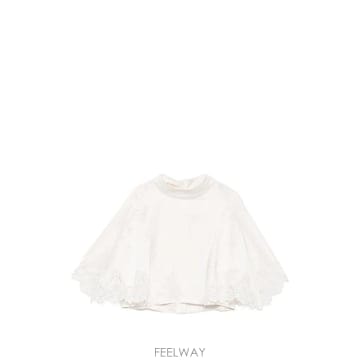 26 FW 산드로 레이스 트리밍 크롭 탑 SFPTO00967 TP454675894