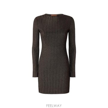Missoni 26 FW �̽�� ���� ���ڽ� ��� �̴� �巹�� DS26WG24BK01JE TP45766051726 FW �̽�� ���� ���ڽ� ��� �̴� �巹�� DS26WG24BK