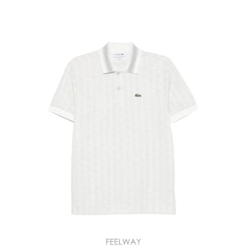 26 FW 라코스테 클래식 모노그램 자카드 폴로 셔츠 DH14174IW TP458446848