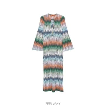 Missoni 26 FW �̽�� ������� ��Ʈ �ƾƿ� �ƽ� �巹�� MC26SQ04BR015D TP45494337626 FW �̽�� ������� ��Ʈ �ƾƿ� �ƽ� �巹�� MC26SQ04