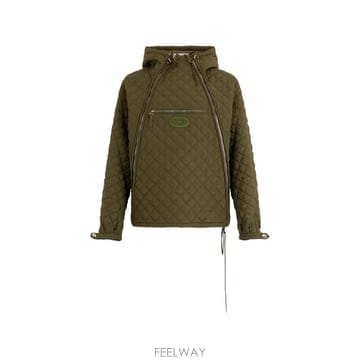 26 FW 모스키노 퀼팅 후드 재킷 A06217017 TP458790915