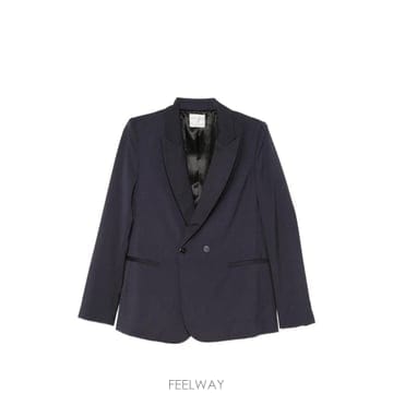 26 FW Forte Forte 피크드 라펠 더블 브레스티드 블레이저 14726MYJACKET TP45415