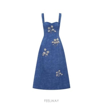 | Other Brand | 26 FW Leo Lin ����Ʈ��ü ũ������ ��� �̵� �巹�� LLFW26062BLUE TP45748956626 FW Leo Lin ����Ʈ��ü ũ������ ��� �̵� �巹�� LLF