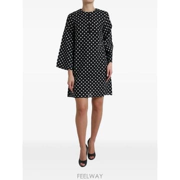 Dolce&Gabbana 26 FW ��ü�ذ��ٳ� ��ī ��Ʈ �̴� ����Ʈ �巹�� DR281001 TP45830680426 FW ��ü�ذ��ٳ� ��ī ��Ʈ �̴� ����Ʈ �巹�� DR2810