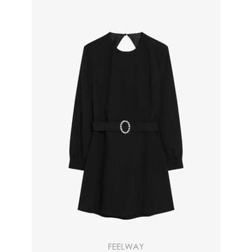 Saint Laurent 26 FW ���ζ� ��Ʈ ũ������ ��Ŭ �̴� �巹�� 819619Y012W TP45941171826 FW ���ζ� ��Ʈ ũ������ ��Ŭ �̴� �巹�� 819619Y012