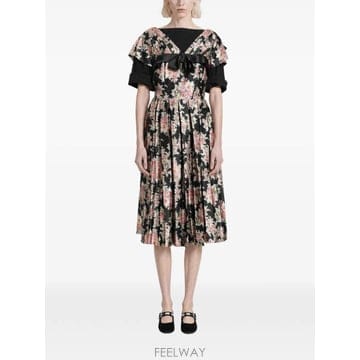 Simone Rocha 26 FW �ø� �λ� �÷η� ����Ʈ �ø��� �巹�� 74781345 TP45941064426 FW �ø� �λ� �÷η� ����Ʈ �ø��� �巹�� 74781345 T